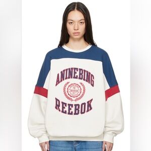 EUC anine bing Reebok sweatshirt